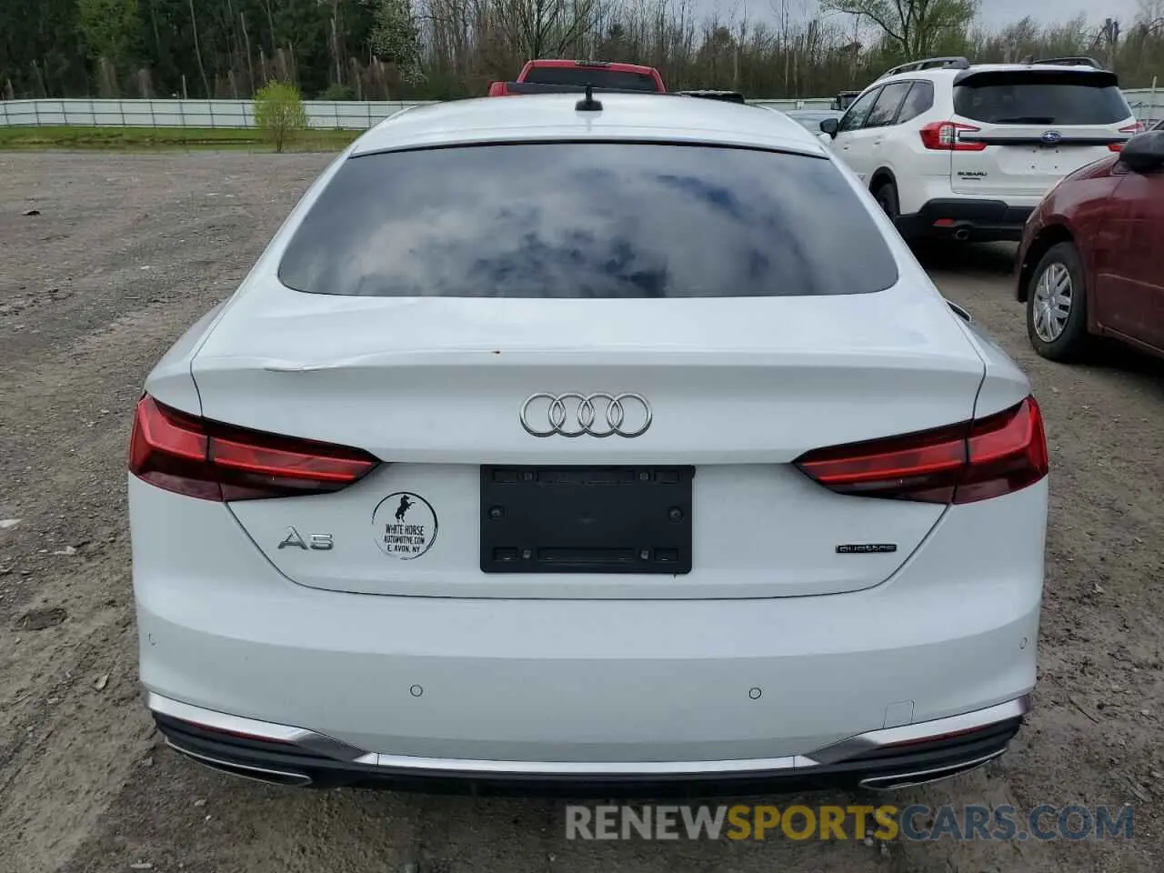 6 Photograph of a damaged car WAUFACF59NA018118 AUDI A5 2022