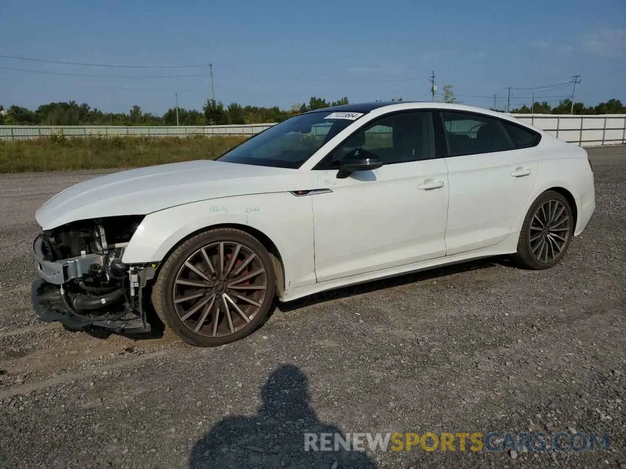 1 Photograph of a damaged car WAUFACF5XNA035350 AUDI A5 2022