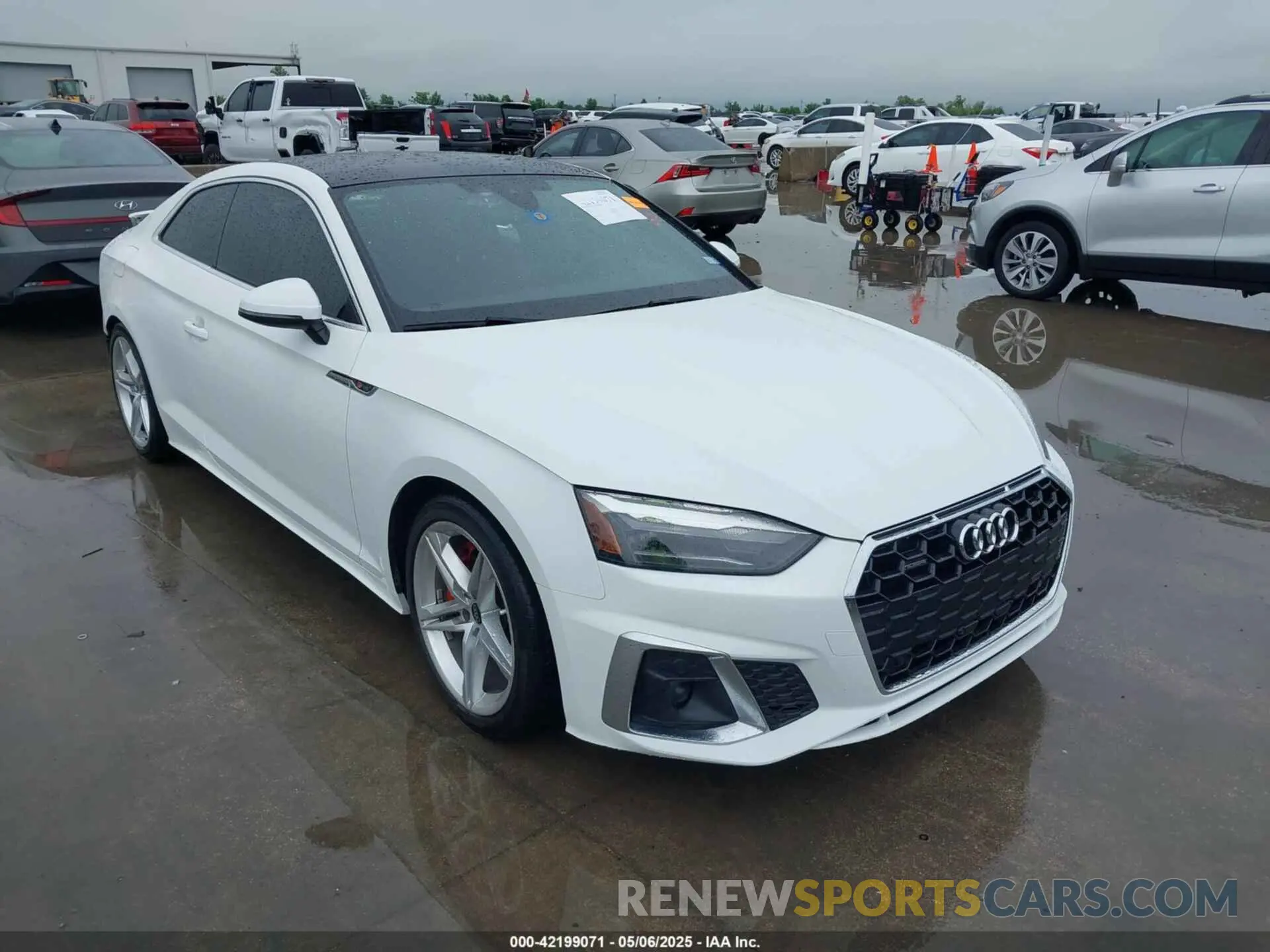 1 Photograph of a damaged car WAUSAAF52NA031196 AUDI A5 2022