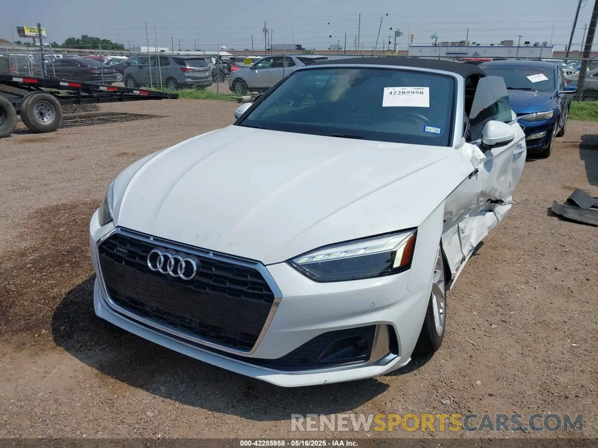 2 Photograph of a damaged car WAUWAGF35NN004585 AUDI A5 2022