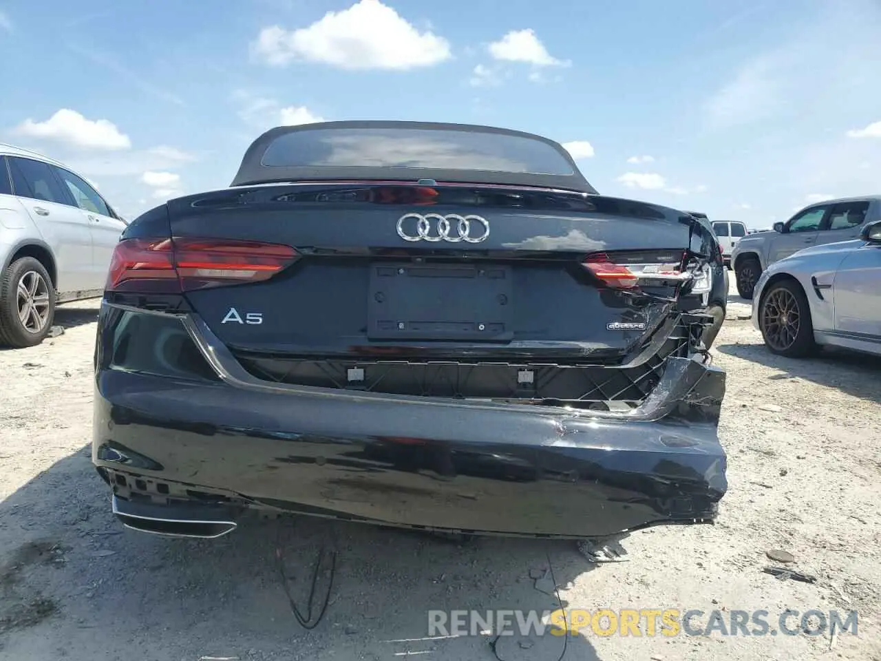 6 Photograph of a damaged car WAUWAGF51NN005623 AUDI A5 2022