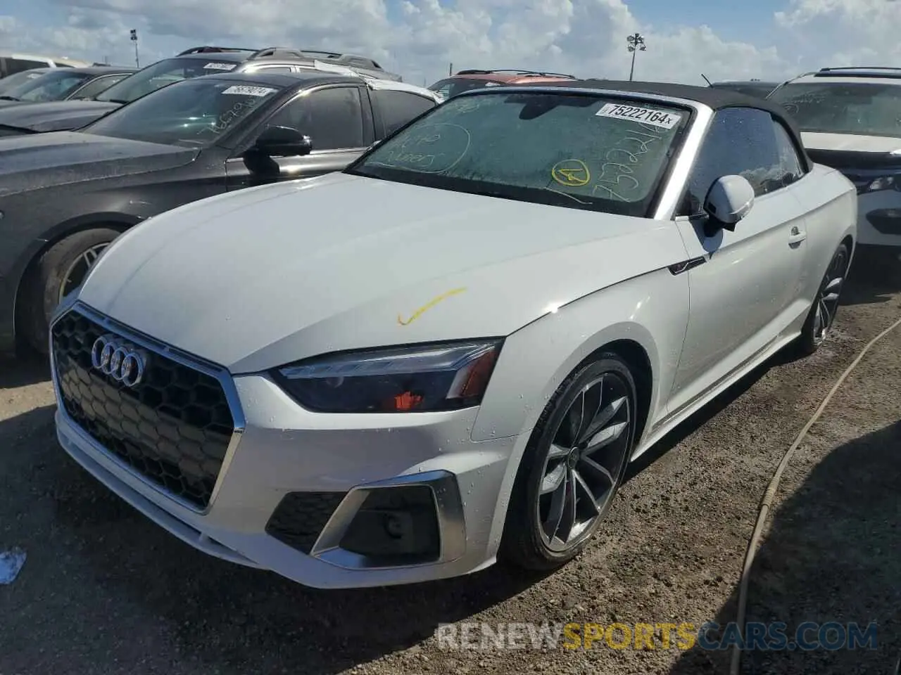 1 Photograph of a damaged car WAU4AGF55PN005232 AUDI A5 2023