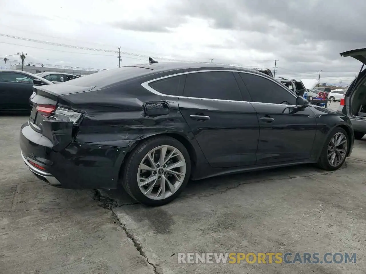 3 Photograph of a damaged car WAUABCF50PA026120 AUDI A5 2023