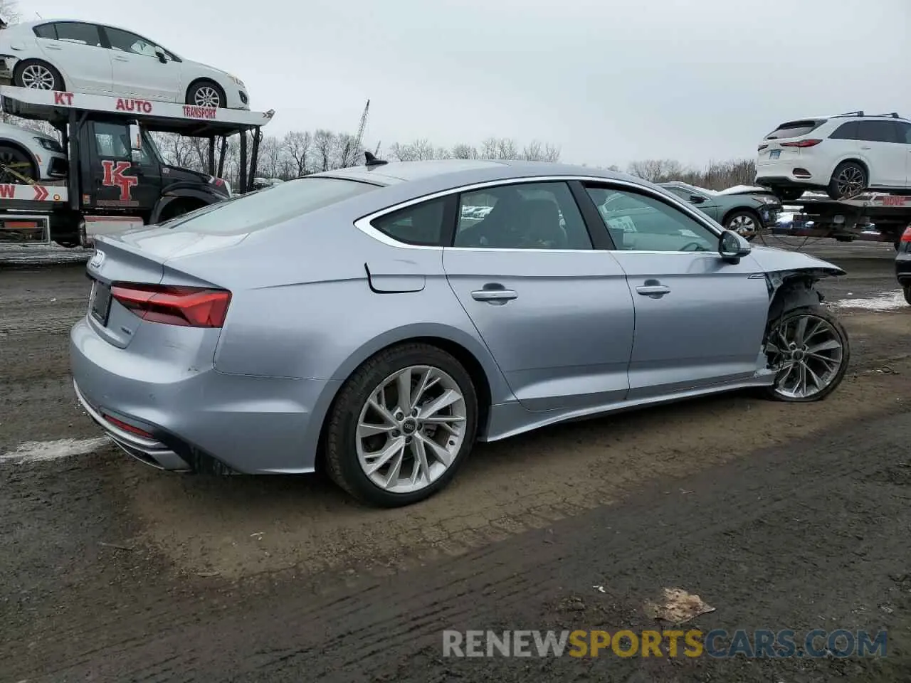 3 Photograph of a damaged car WAUABCF52PA027060 AUDI A5 2023