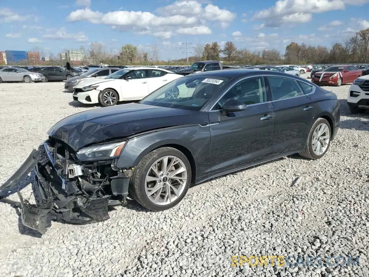 1 Photograph of a damaged car WAUABCF5XPA022060 AUDI A5 2023