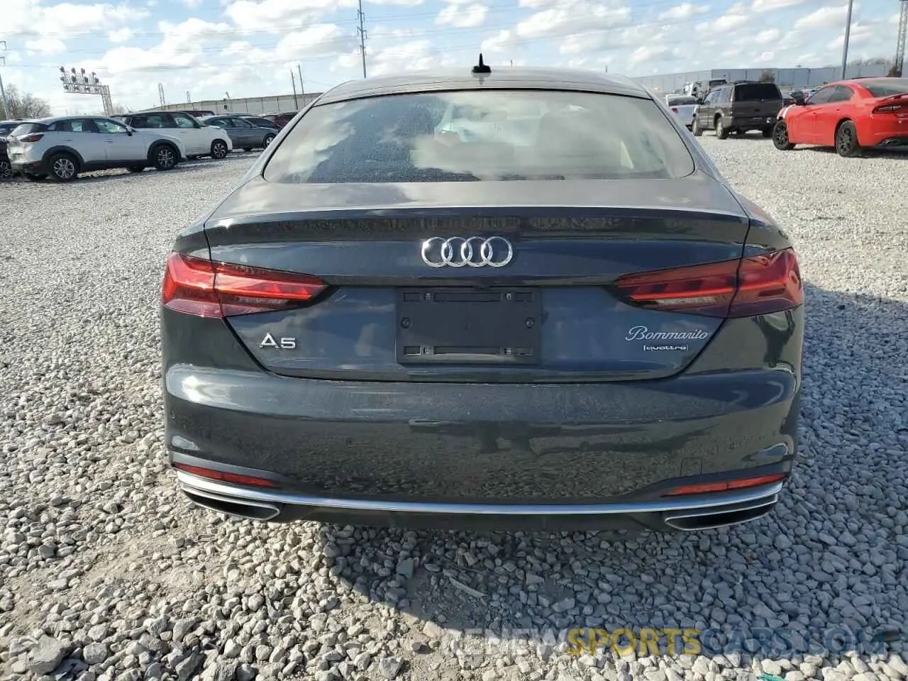 6 Photograph of a damaged car WAUABCF5XPA022060 AUDI A5 2023