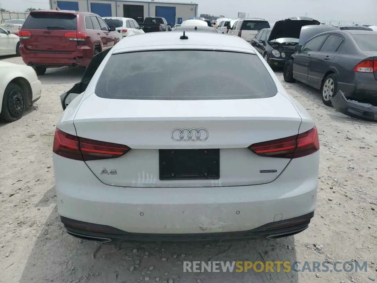 6 Photograph of a damaged car WAUCBCF51PA017385 AUDI A5 2023
