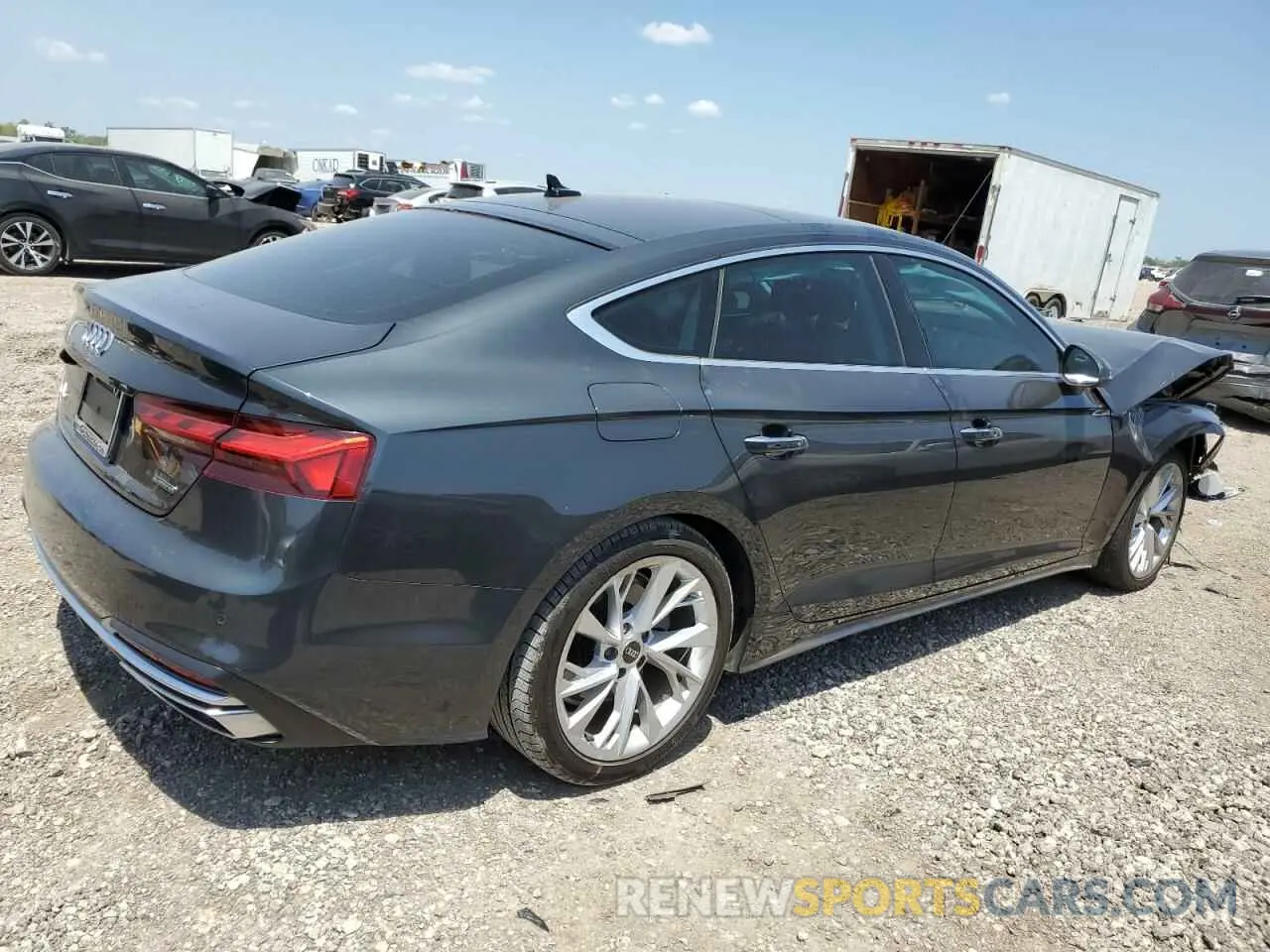 3 Photograph of a damaged car WAUCBCF54PA012407 AUDI A5 2023