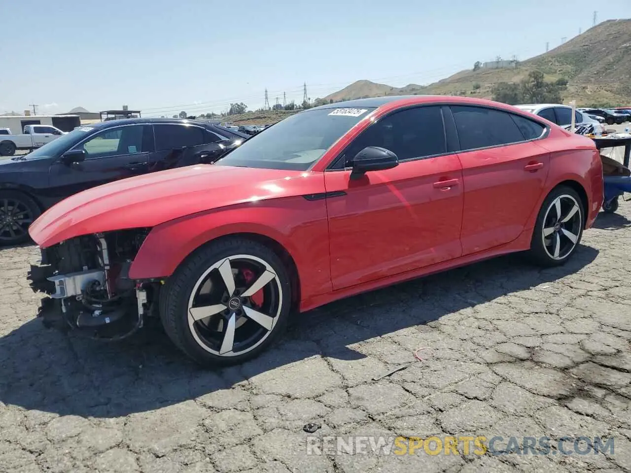 1 Photograph of a damaged car WAUEACF50PA012352 AUDI A5 2023