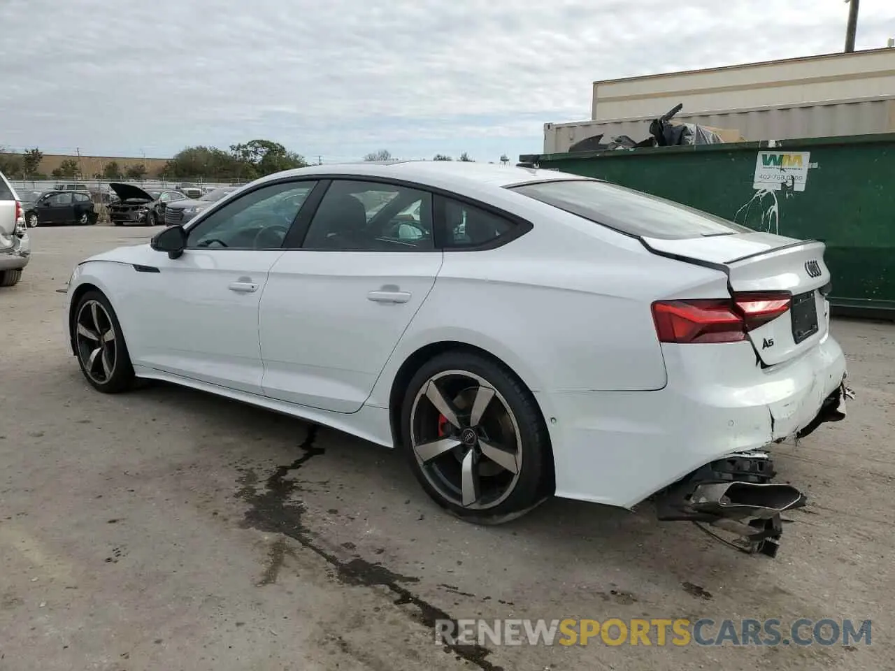 2 Photograph of a damaged car WAUEACF56PA034405 AUDI A5 2023