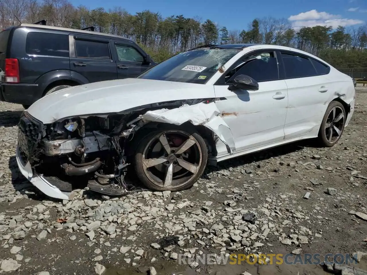 1 Photograph of a damaged car WAUEADF51PA043423 AUDI A5 2023