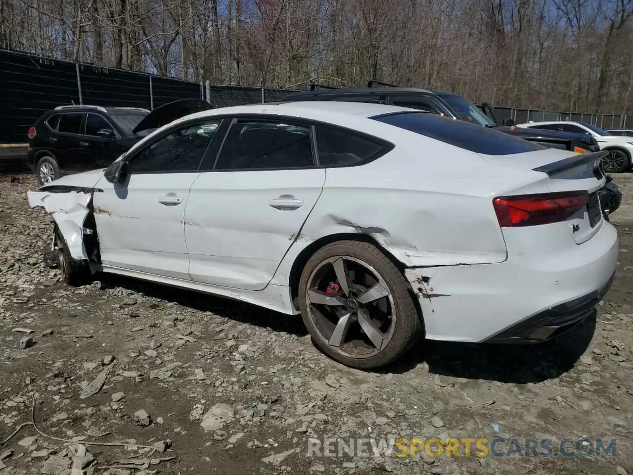 2 Photograph of a damaged car WAUEADF51PA043423 AUDI A5 2023