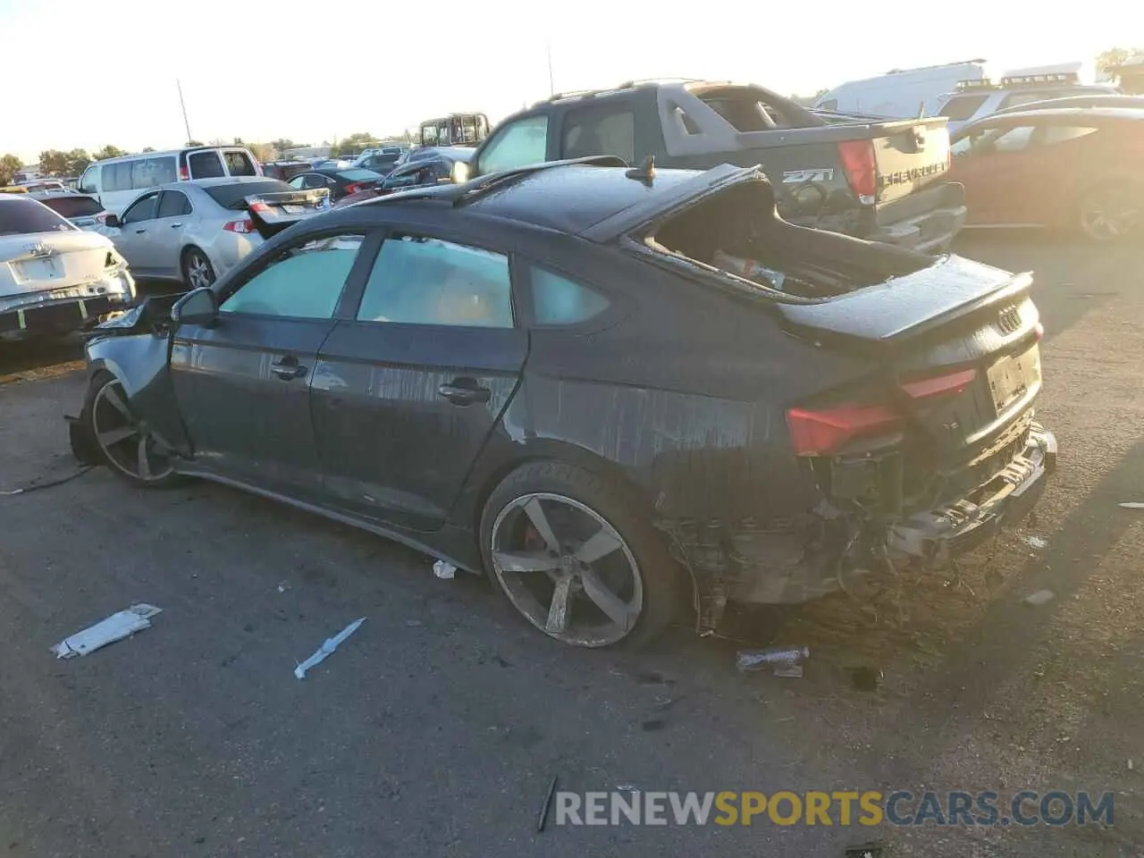 2 Photograph of a damaged car WAUFACF50PA047591 AUDI A5 2023