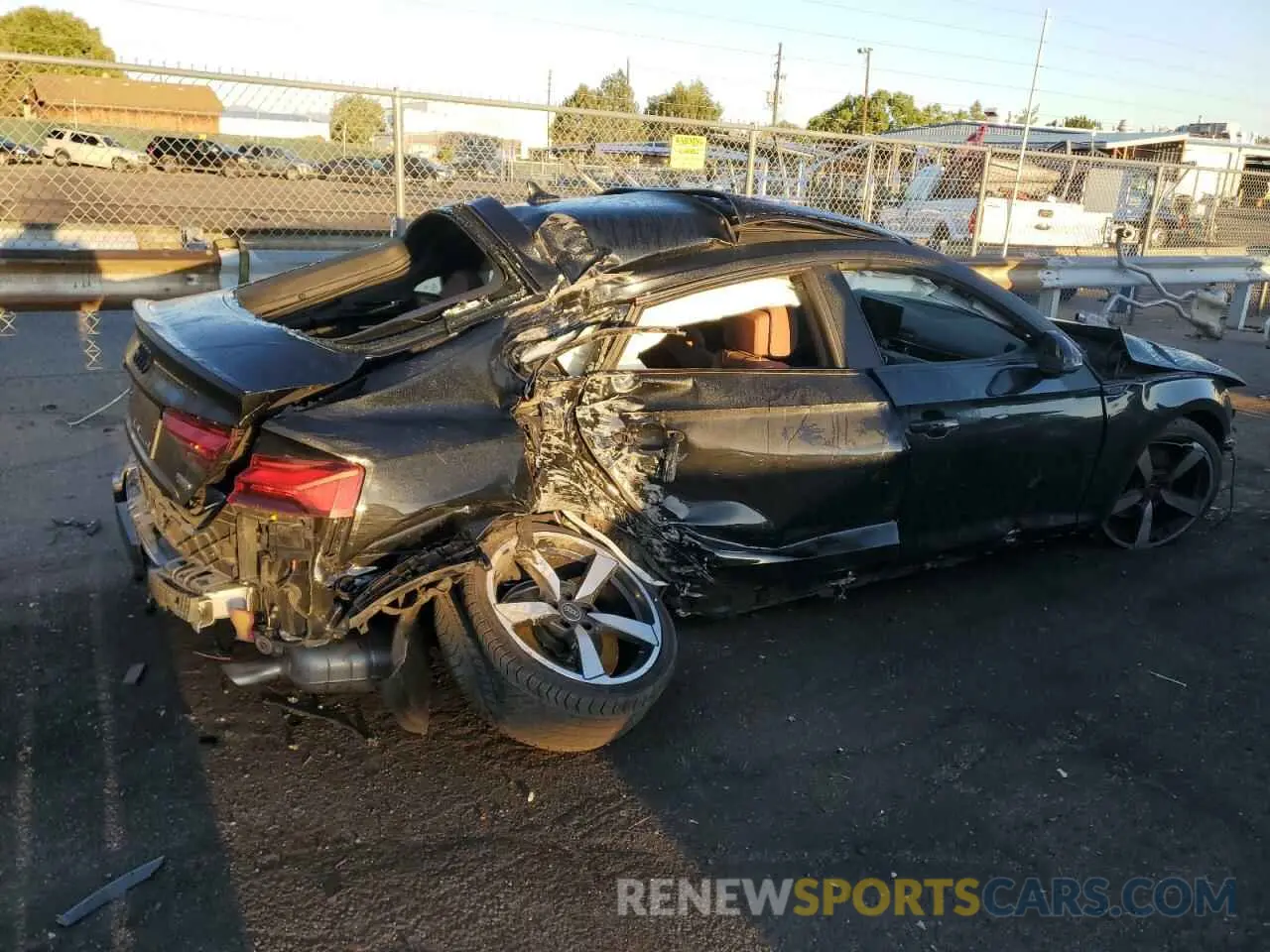 3 Photograph of a damaged car WAUFACF50PA047591 AUDI A5 2023