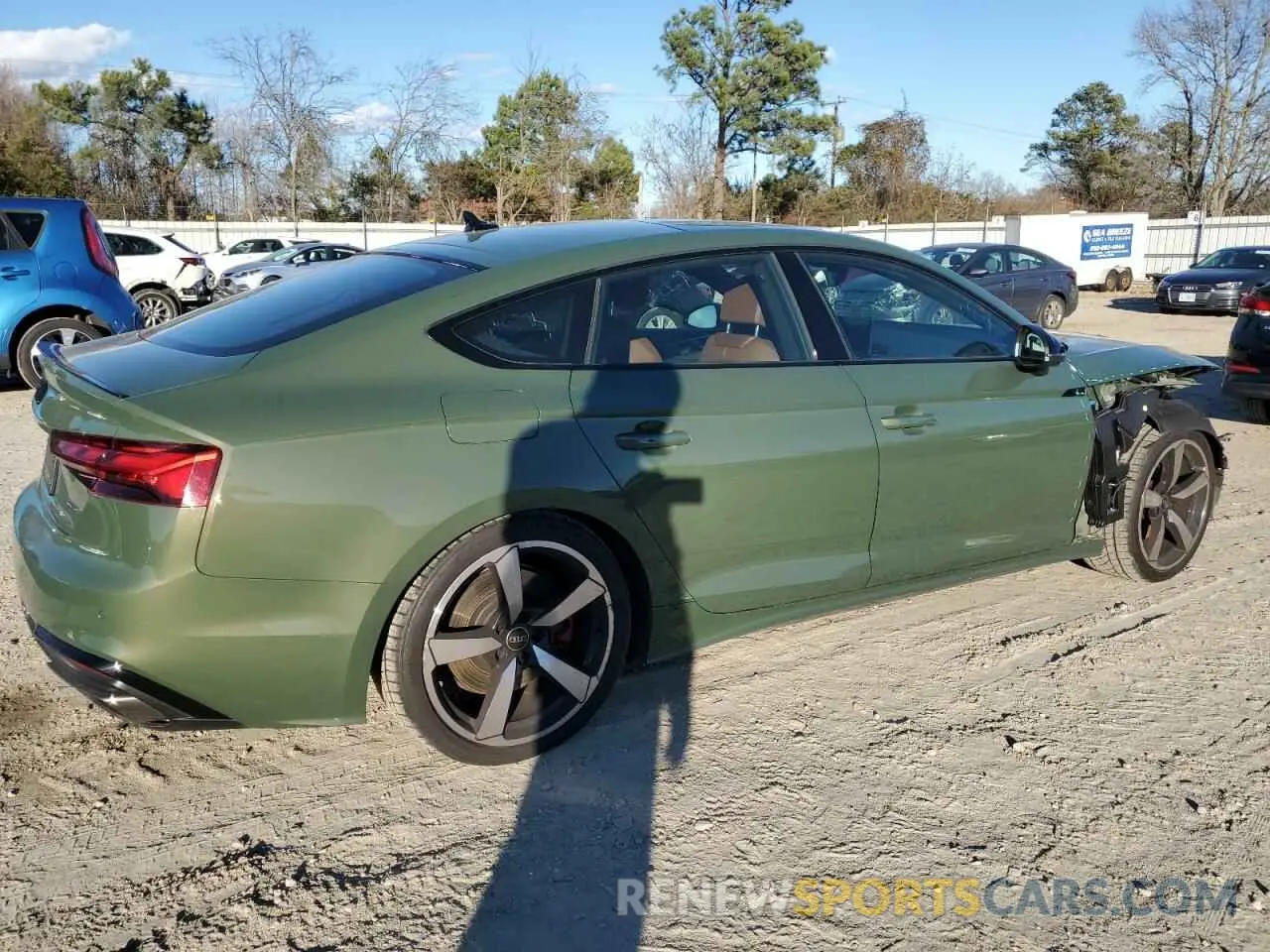 3 Photograph of a damaged car WAUFACF51PA043727 AUDI A5 2023