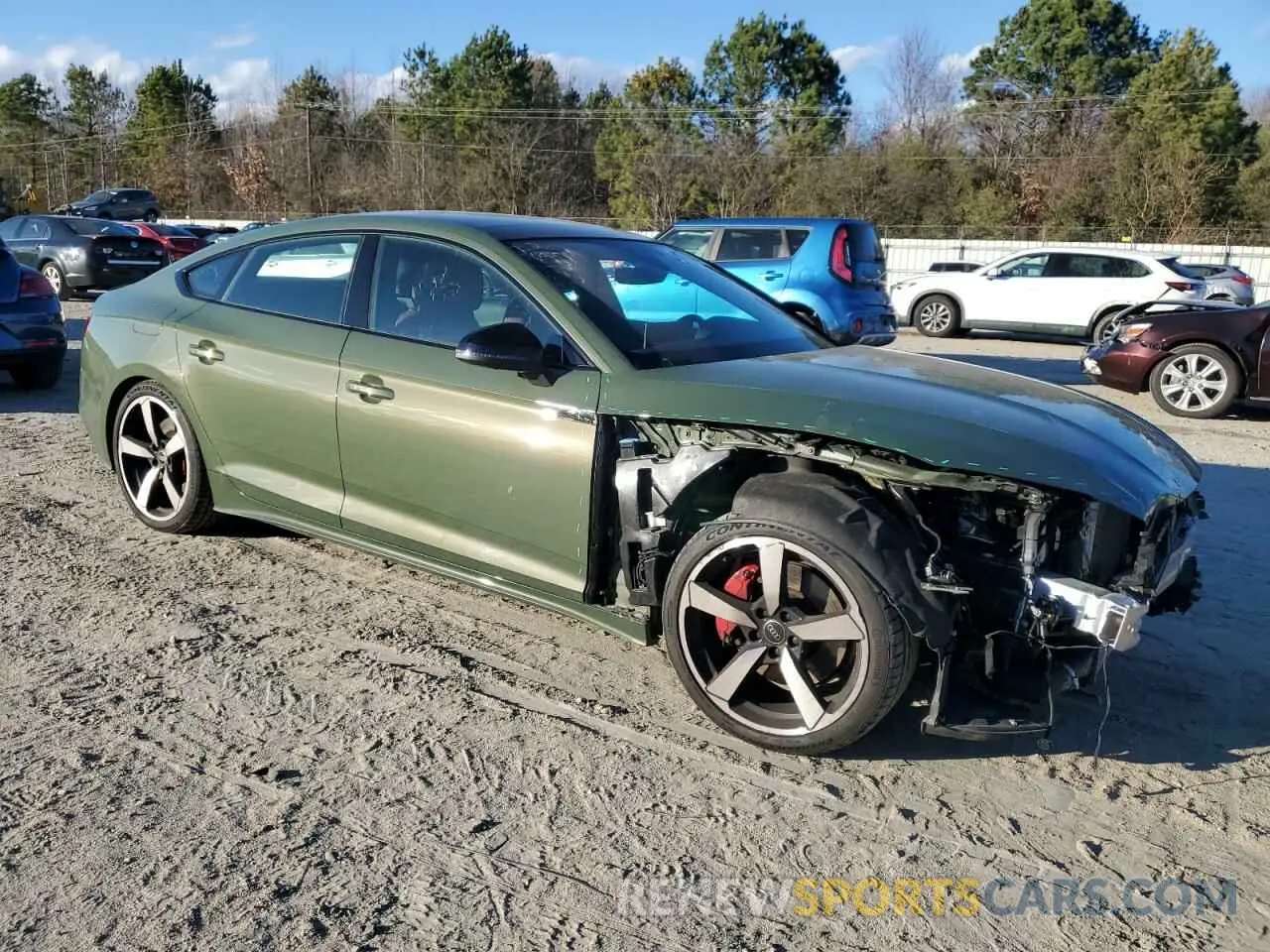 4 Photograph of a damaged car WAUFACF51PA043727 AUDI A5 2023