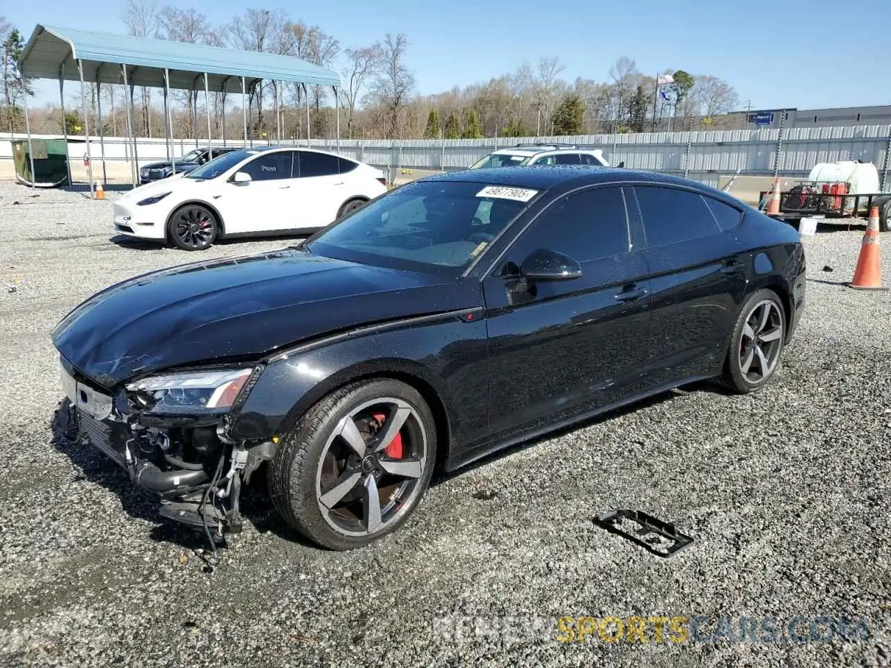 1 Photograph of a damaged car WAUFACF52PA054798 AUDI A5 2023