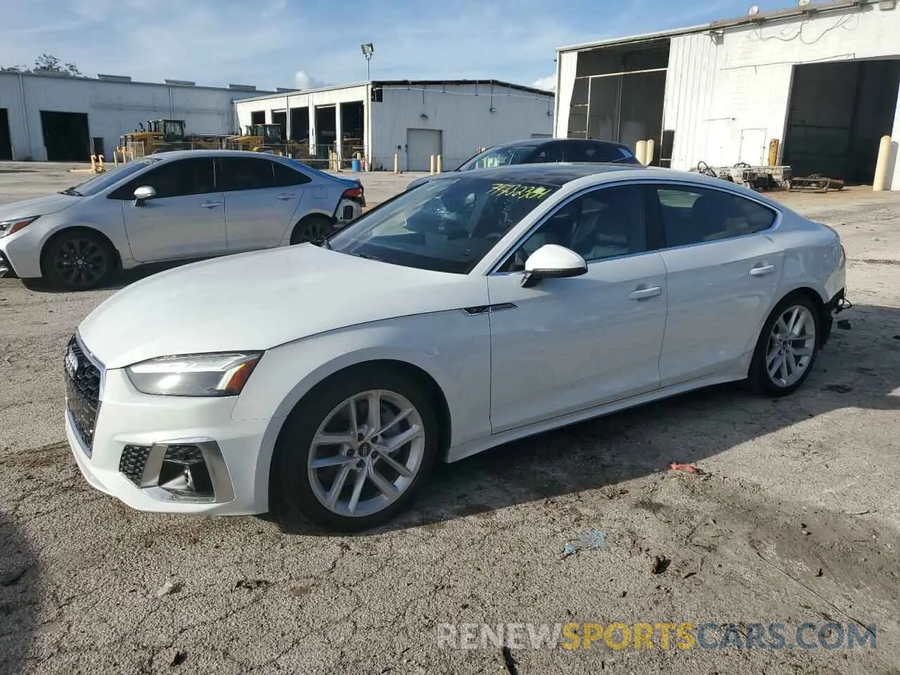 1 Photograph of a damaged car WAUFACF54PA049943 AUDI A5 2023