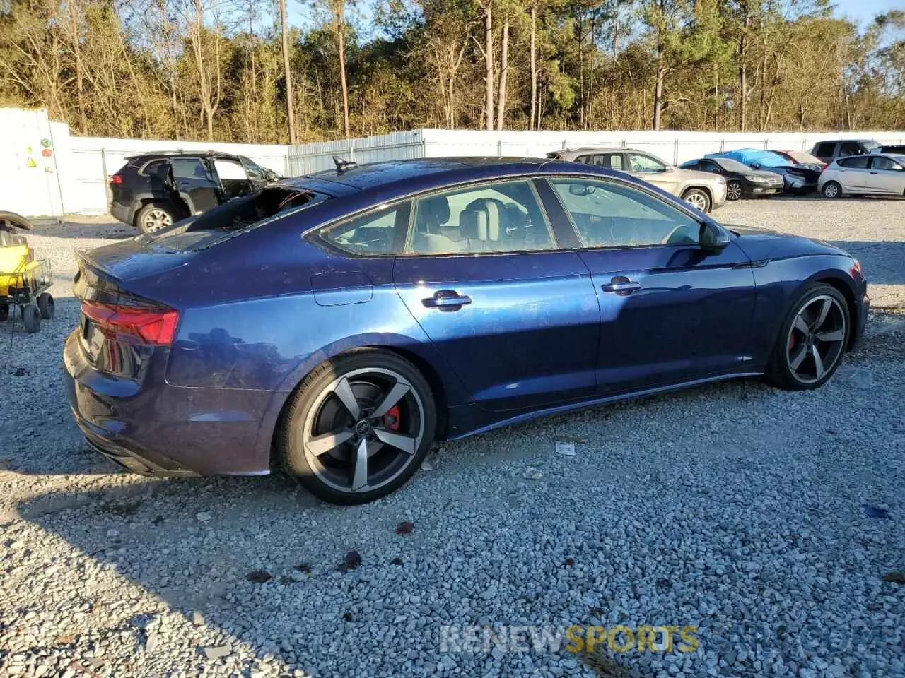 3 Photograph of a damaged car WAUFACF55PA050860 AUDI A5 2023