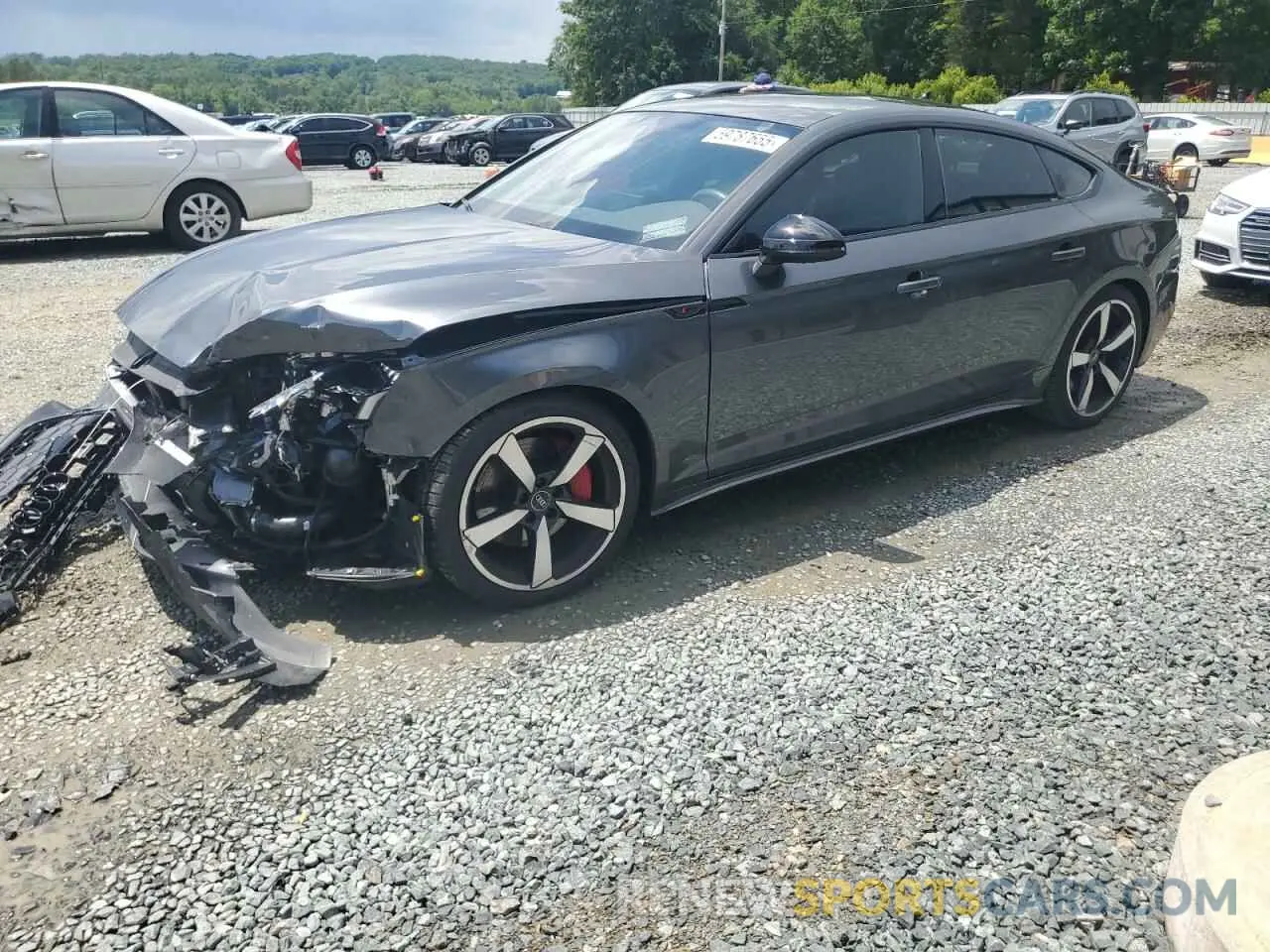 1 Photograph of a damaged car WAUFACF55PA055301 AUDI A5 2023