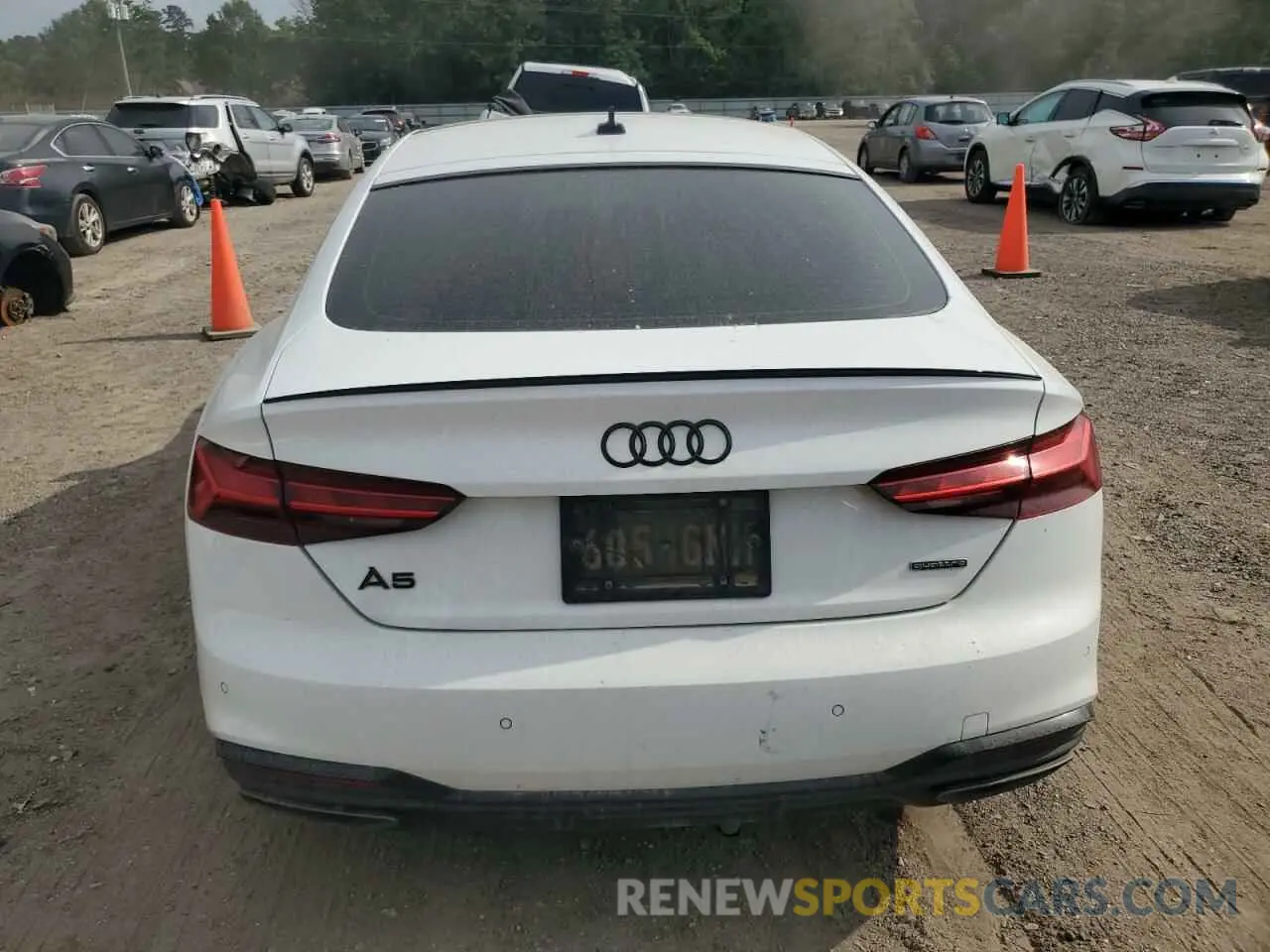6 Photograph of a damaged car WAUFACF57PA021585 AUDI A5 2023