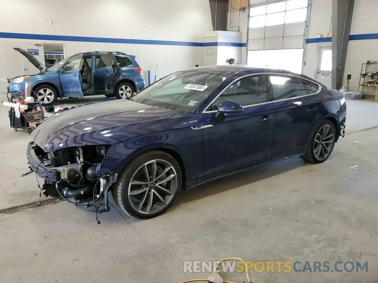 1 Photograph of a damaged car WAUFACF58PA029856 AUDI A5 2023
