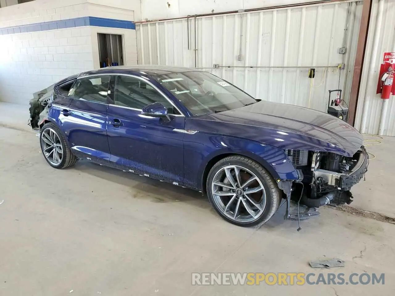 4 Photograph of a damaged car WAUFACF58PA029856 AUDI A5 2023