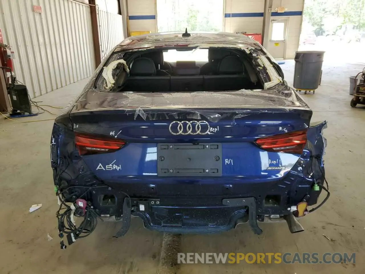 6 Photograph of a damaged car WAUFACF58PA029856 AUDI A5 2023