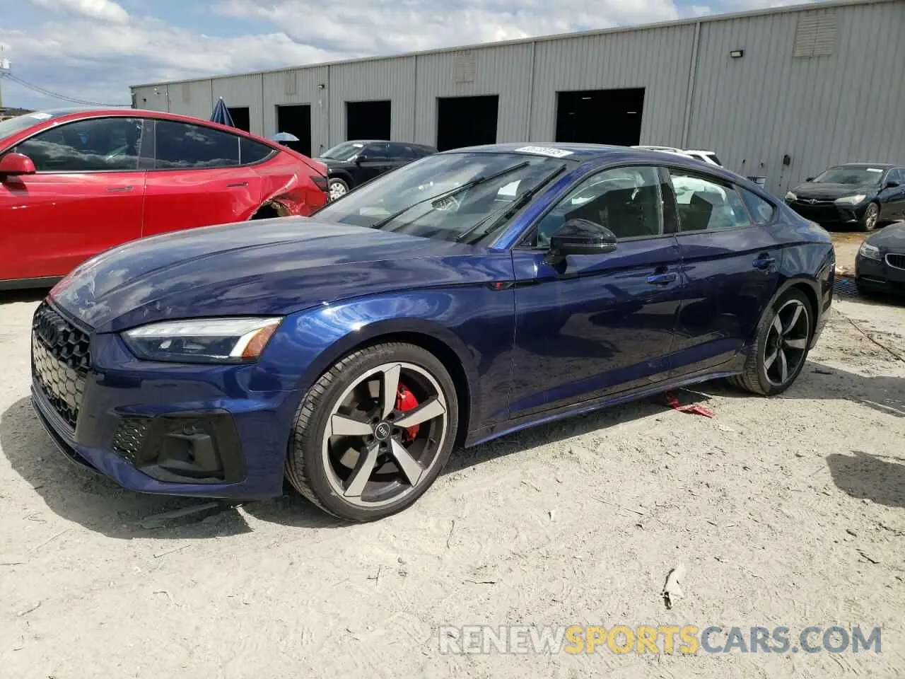 1 Photograph of a damaged car WAUFACF59PA005579 AUDI A5 2023