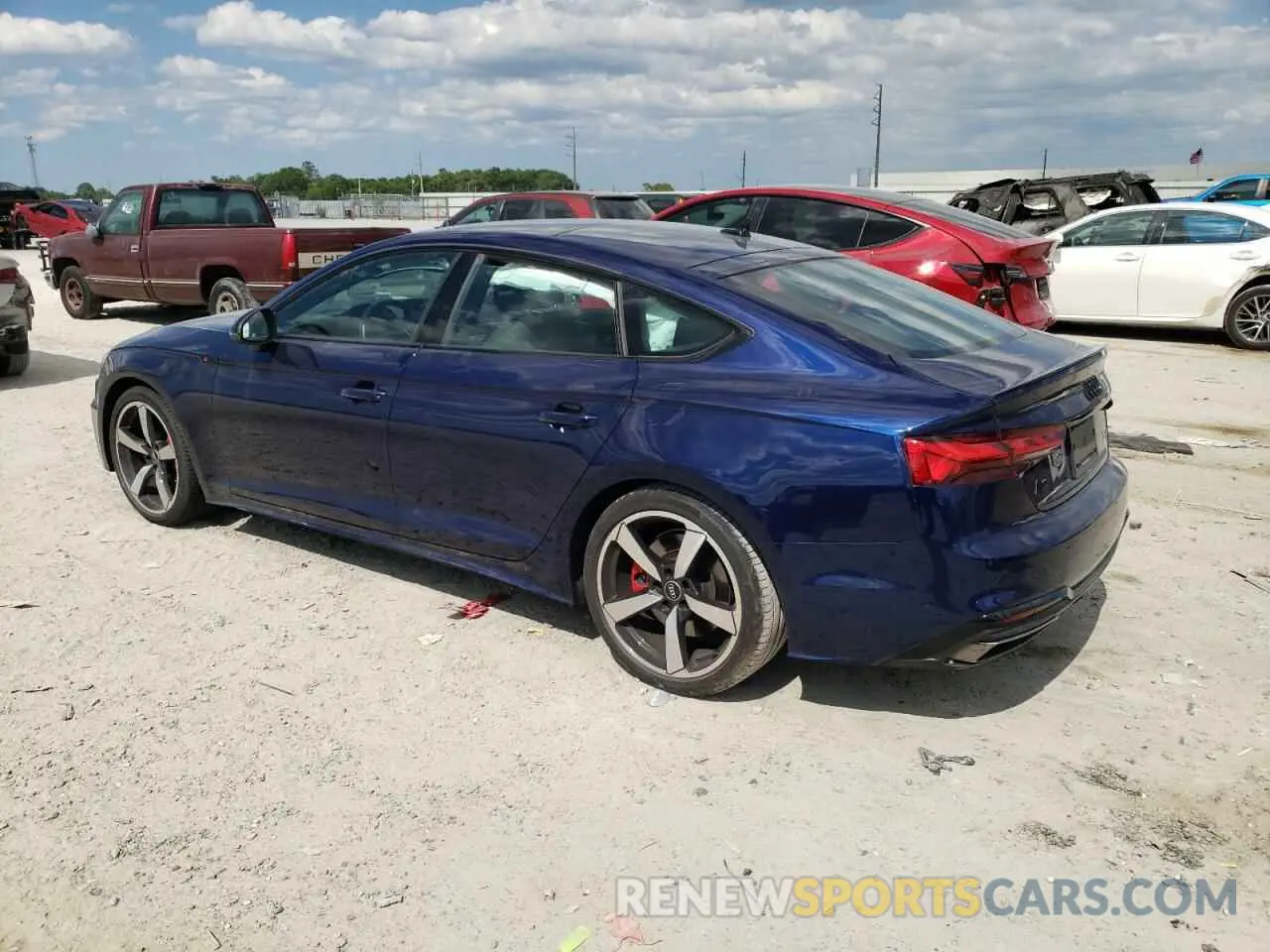 2 Photograph of a damaged car WAUFACF59PA005579 AUDI A5 2023