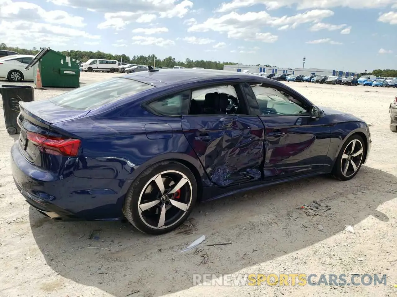 3 Photograph of a damaged car WAUFACF59PA005579 AUDI A5 2023
