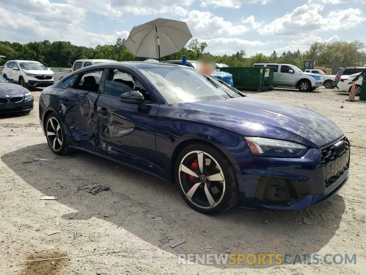 4 Photograph of a damaged car WAUFACF59PA005579 AUDI A5 2023