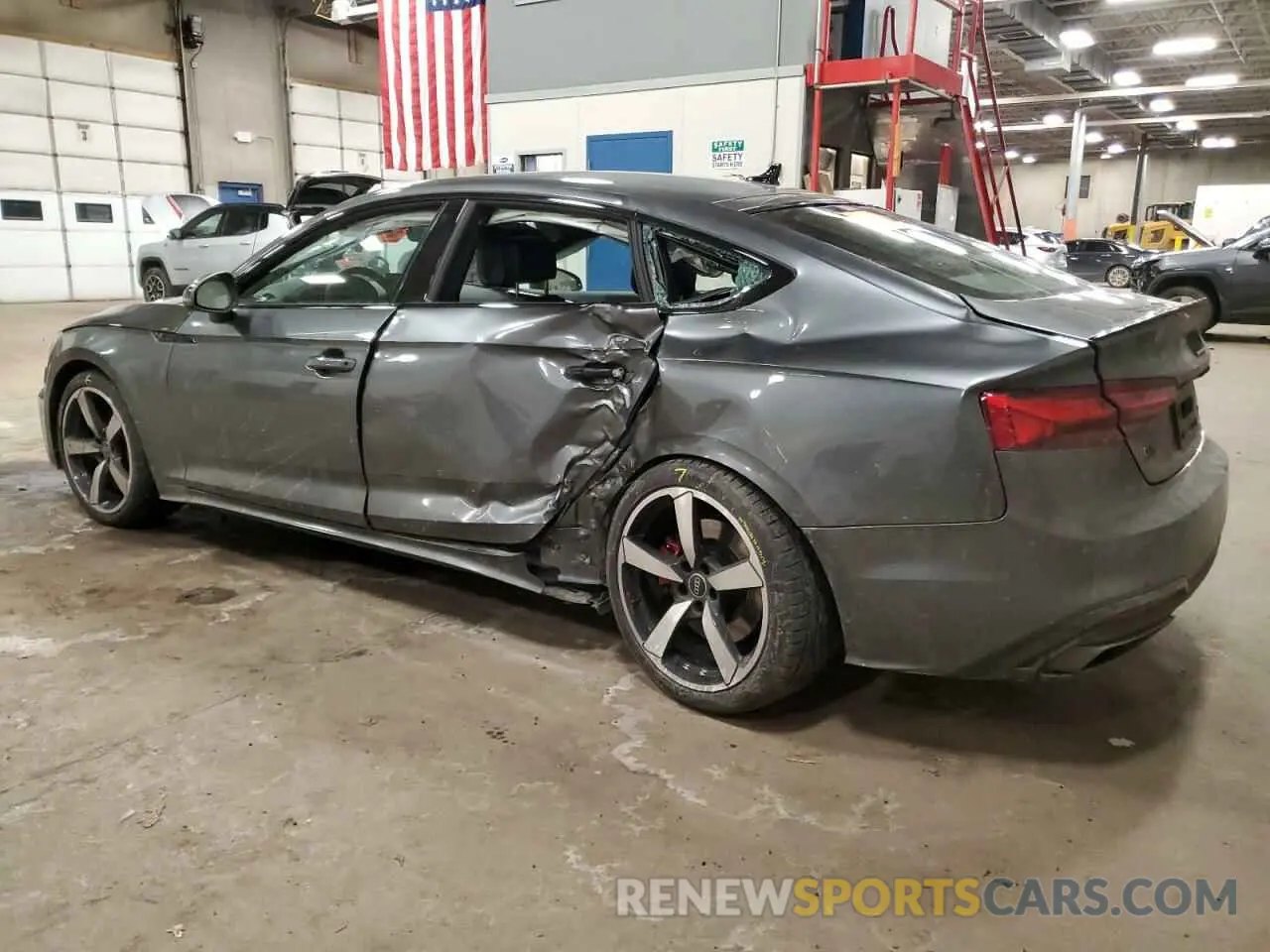 2 Photograph of a damaged car WAUFACF5XPA007891 AUDI A5 2023