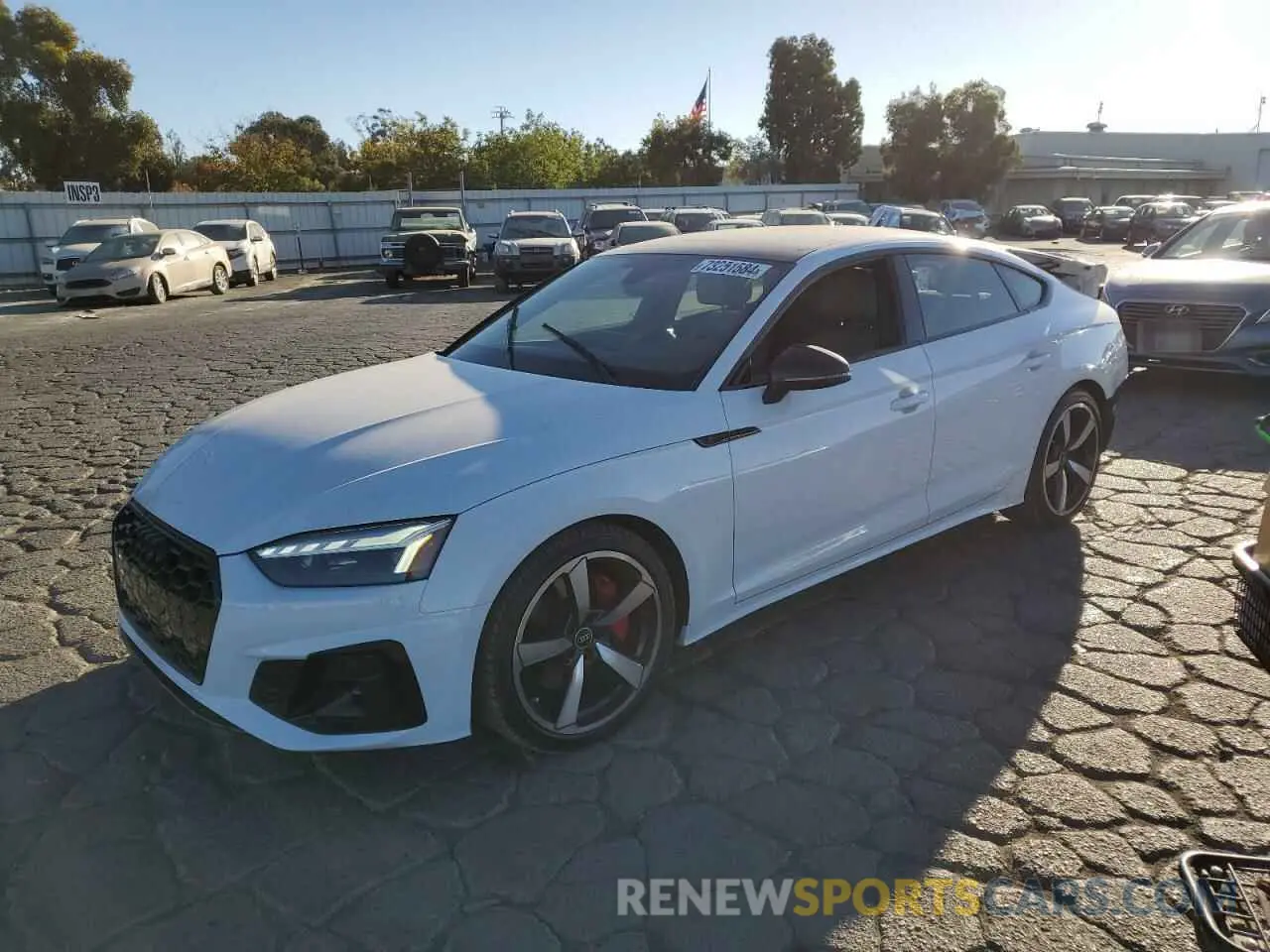 1 Photograph of a damaged car WAUFACF5XPA036369 AUDI A5 2023