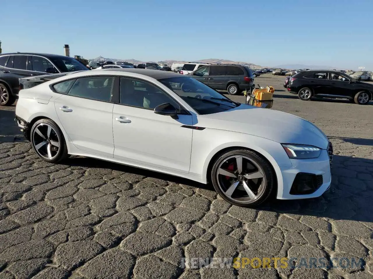 4 Photograph of a damaged car WAUFACF5XPA036369 AUDI A5 2023