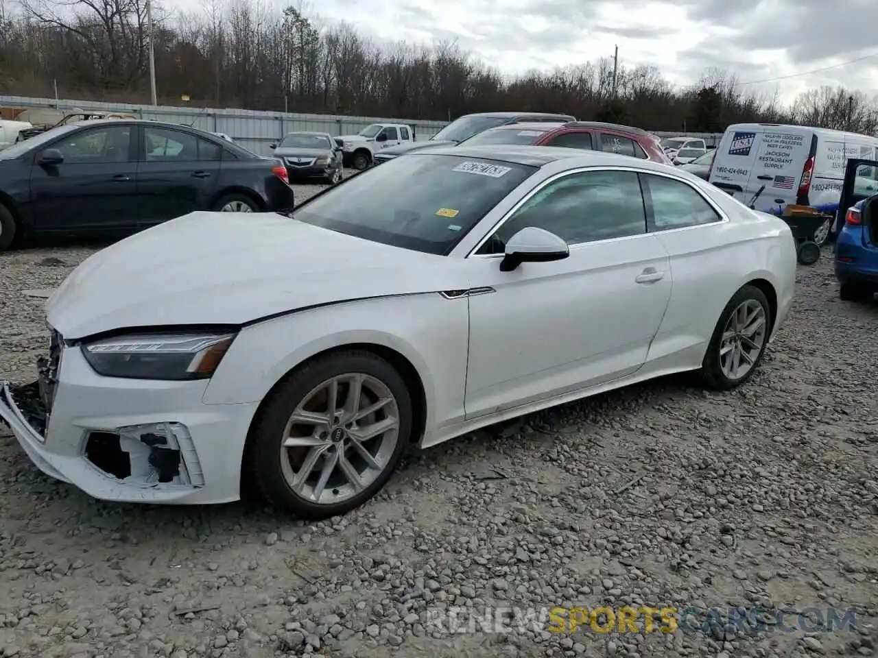 1 Photograph of a damaged car WAUSAAF52PA011968 AUDI A5 2023