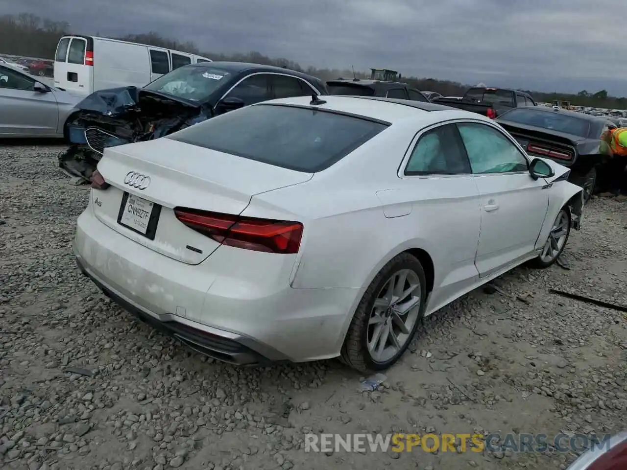 3 Photograph of a damaged car WAUSAAF52PA011968 AUDI A5 2023