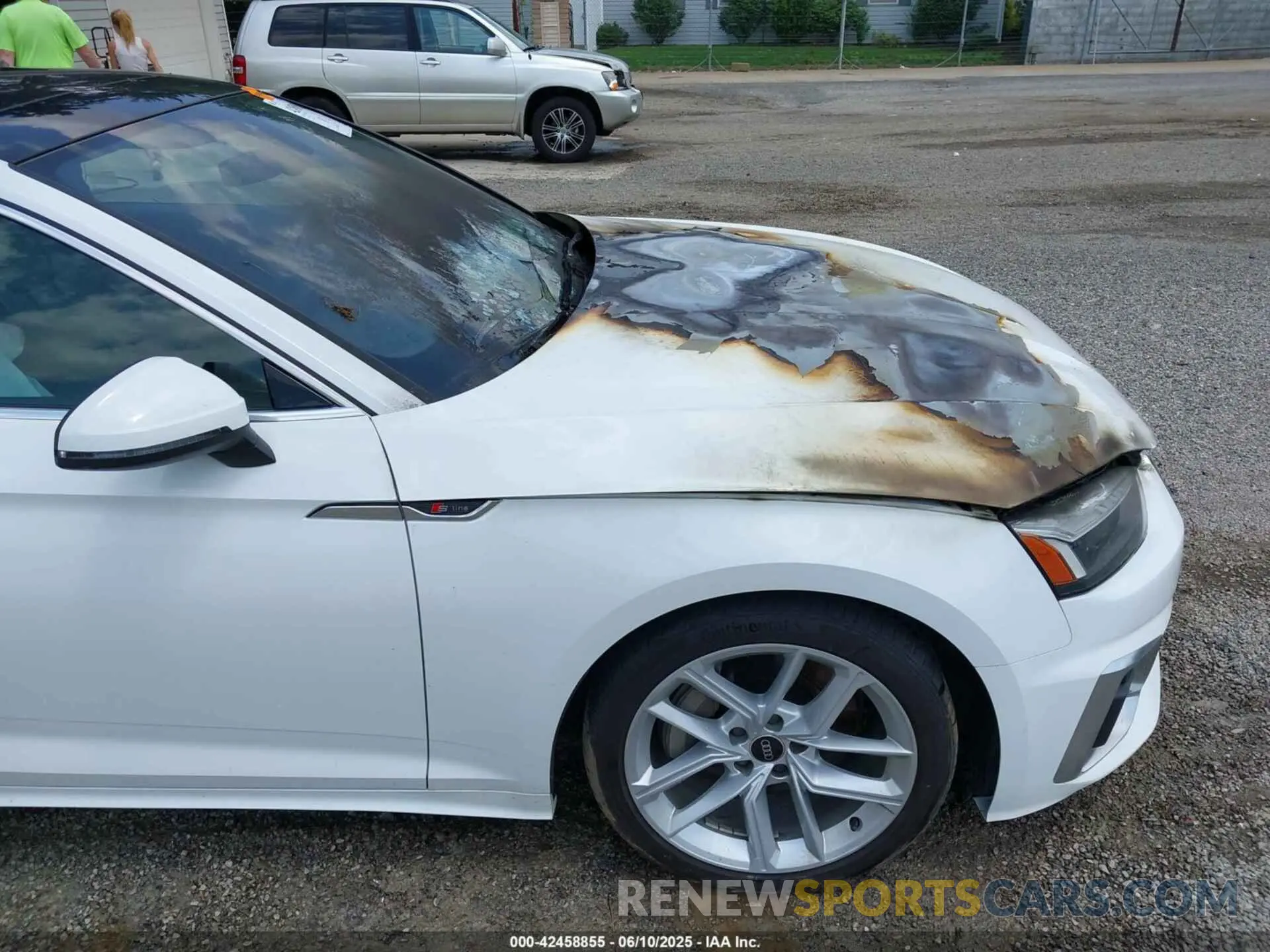 15 Photograph of a damaged car WAUSAAF55PA014704 AUDI A5 2023