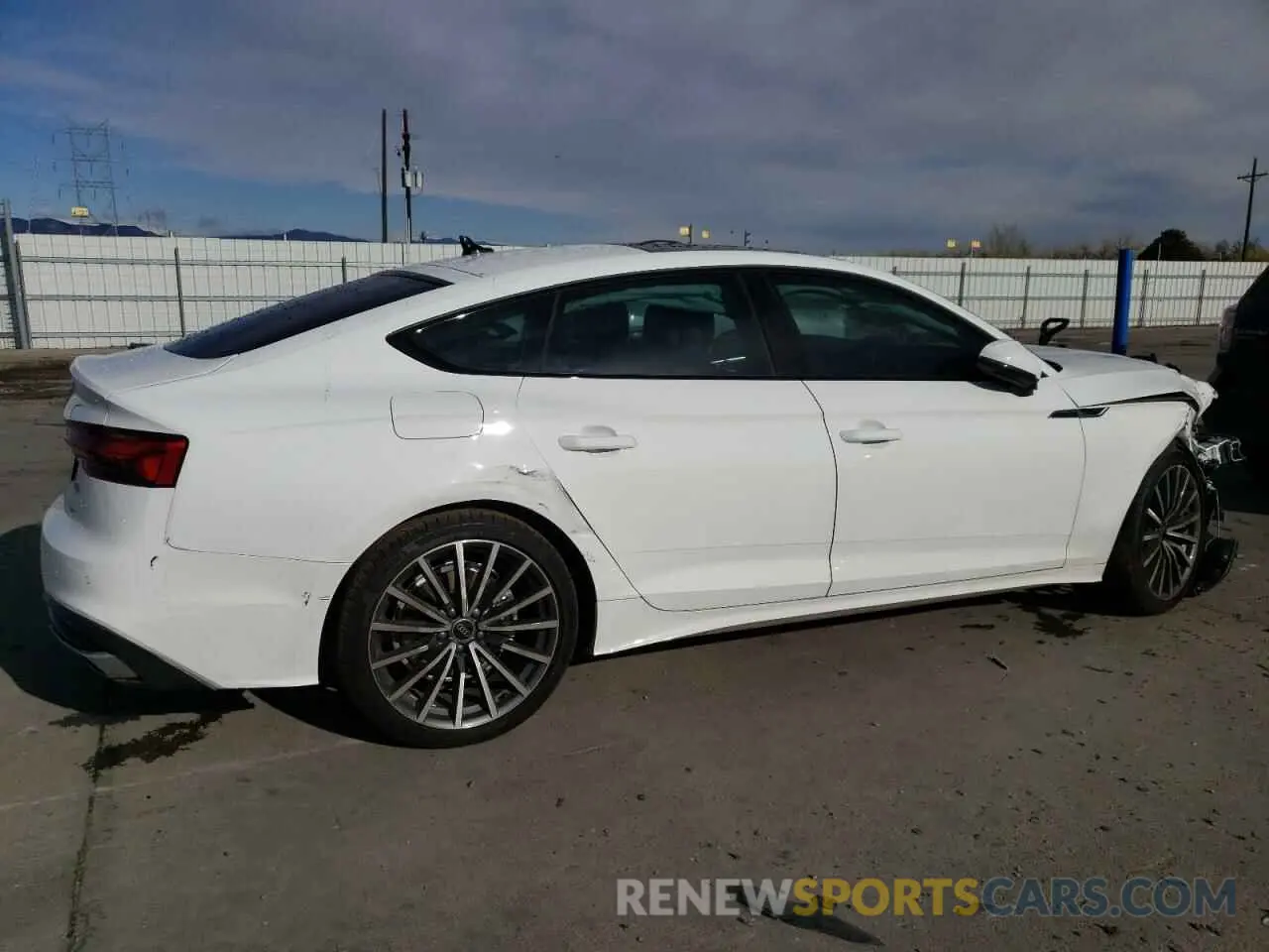 3 Photograph of a damaged car WAUCBCF52RA071586 AUDI A5 2024
