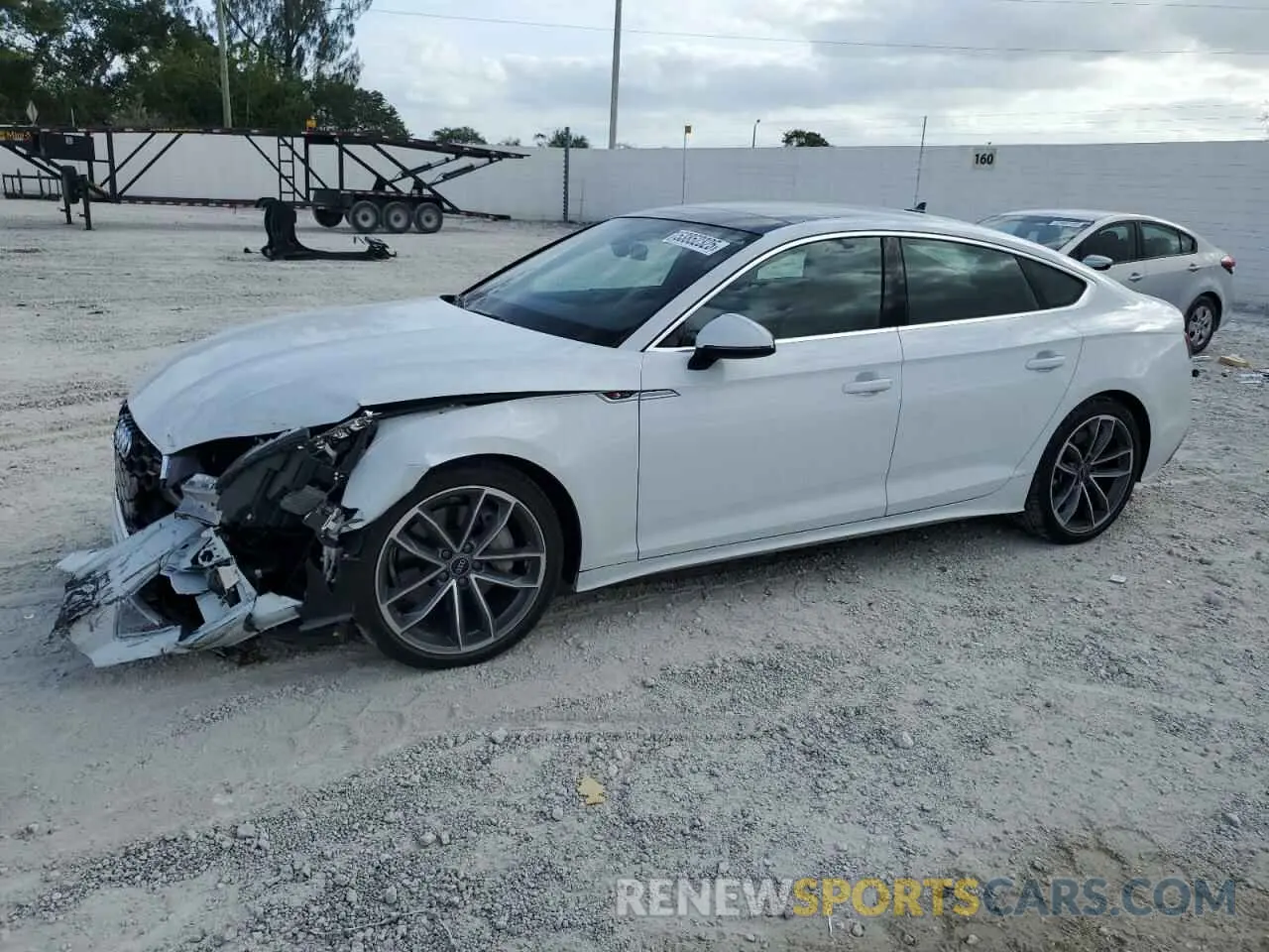 1 Photograph of a damaged car WAUDACF50RA078883 AUDI A5 2024