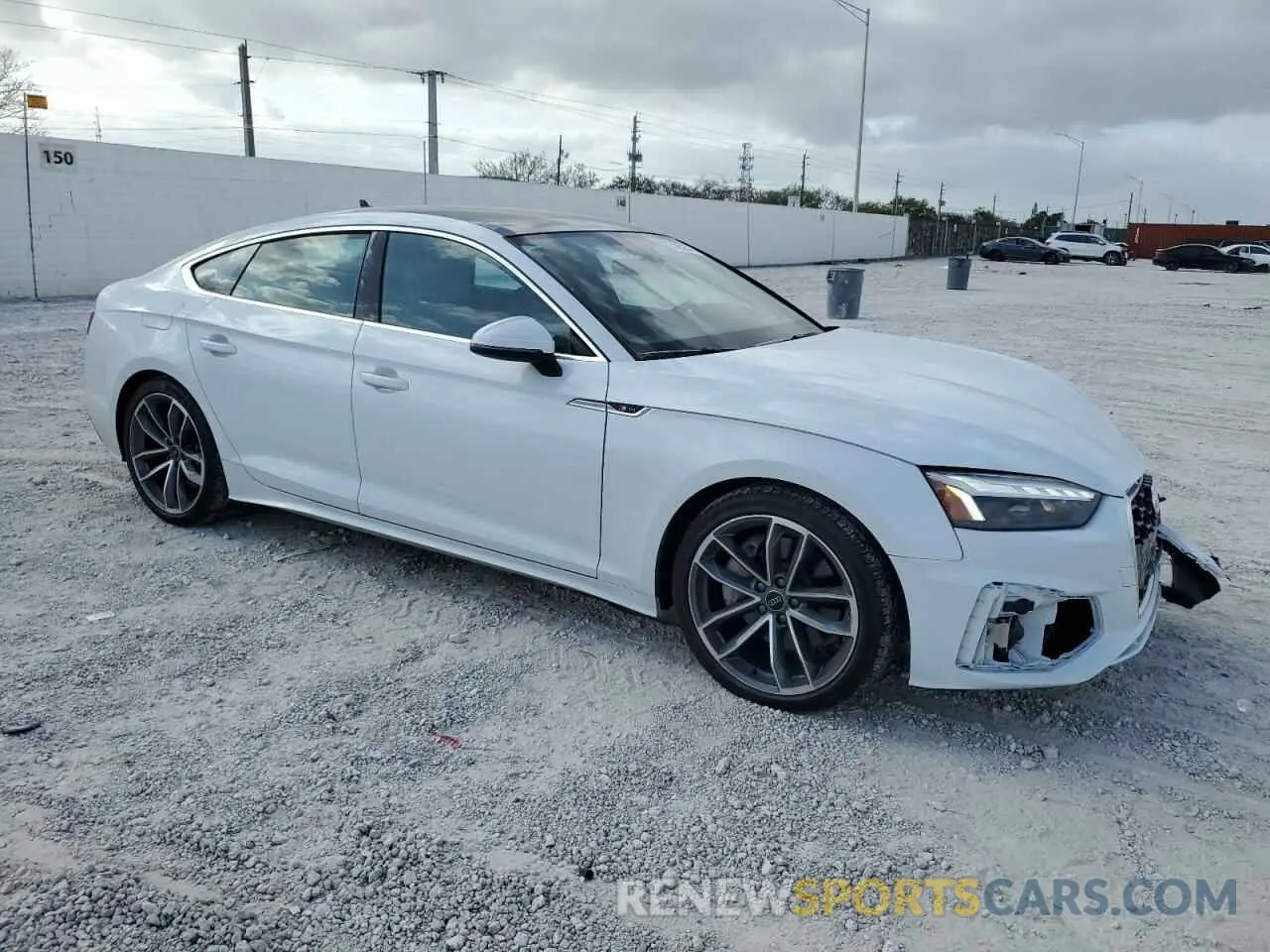 4 Photograph of a damaged car WAUDACF50RA078883 AUDI A5 2024