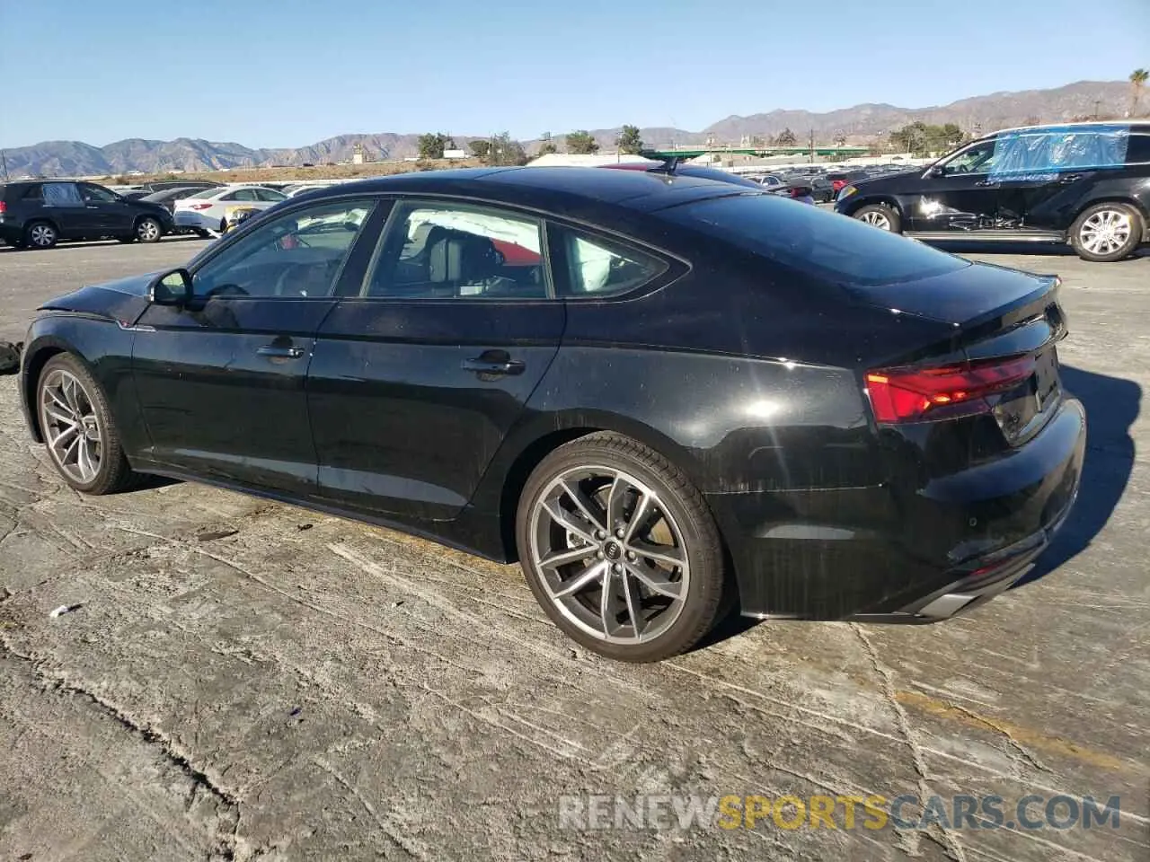 2 Photograph of a damaged car WAUDACF50RA092458 AUDI A5 2024