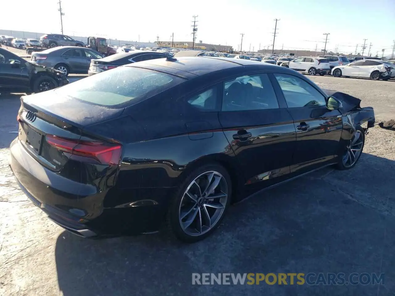 3 Photograph of a damaged car WAUDACF50RA092458 AUDI A5 2024