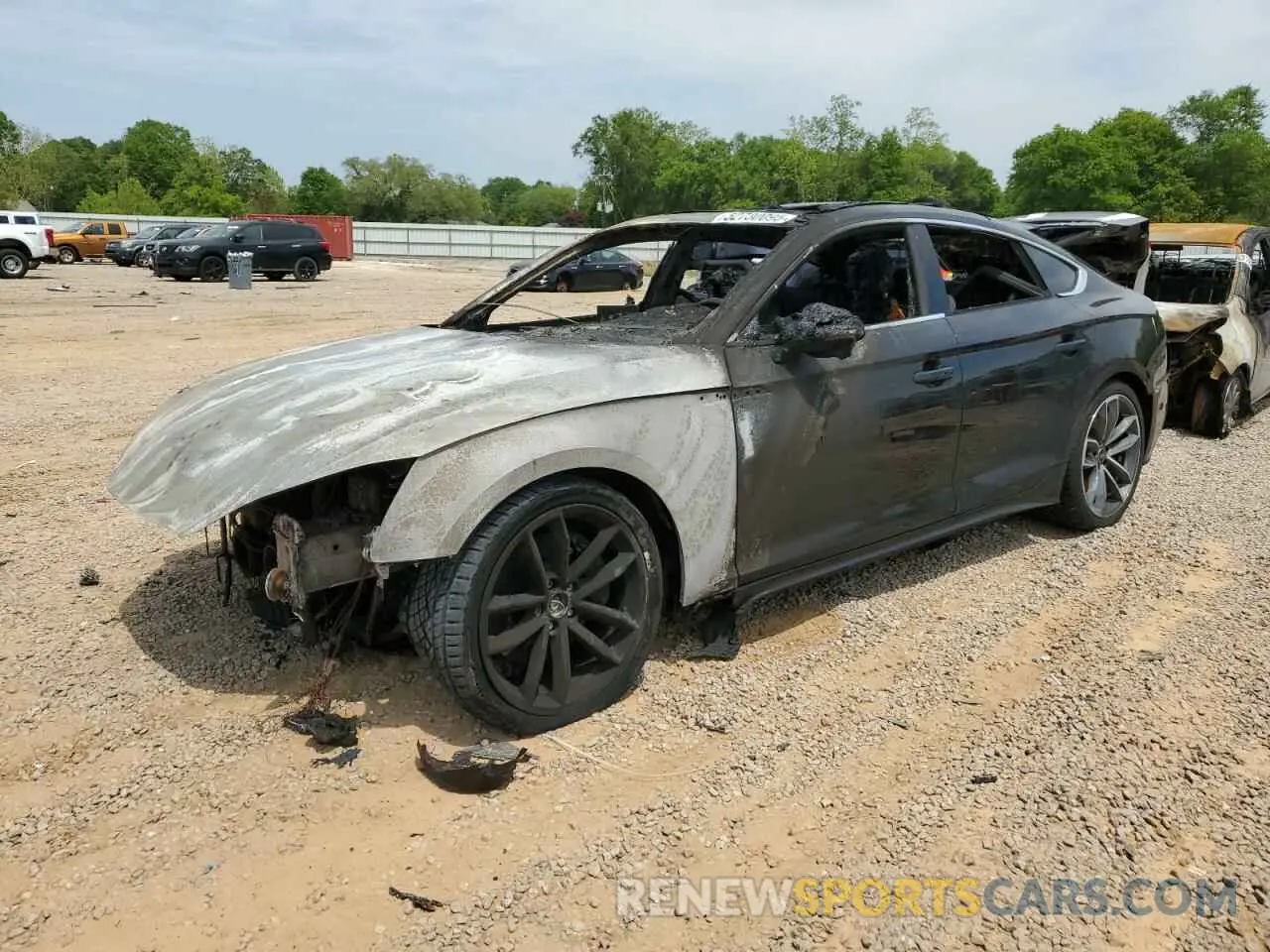 1 Photograph of a damaged car WAUDACF51RA032172 AUDI A5 2024