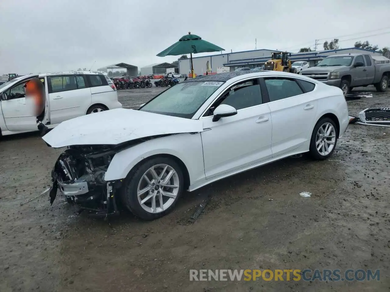 1 Photograph of a damaged car WAUDACF55RA055857 AUDI A5 2024
