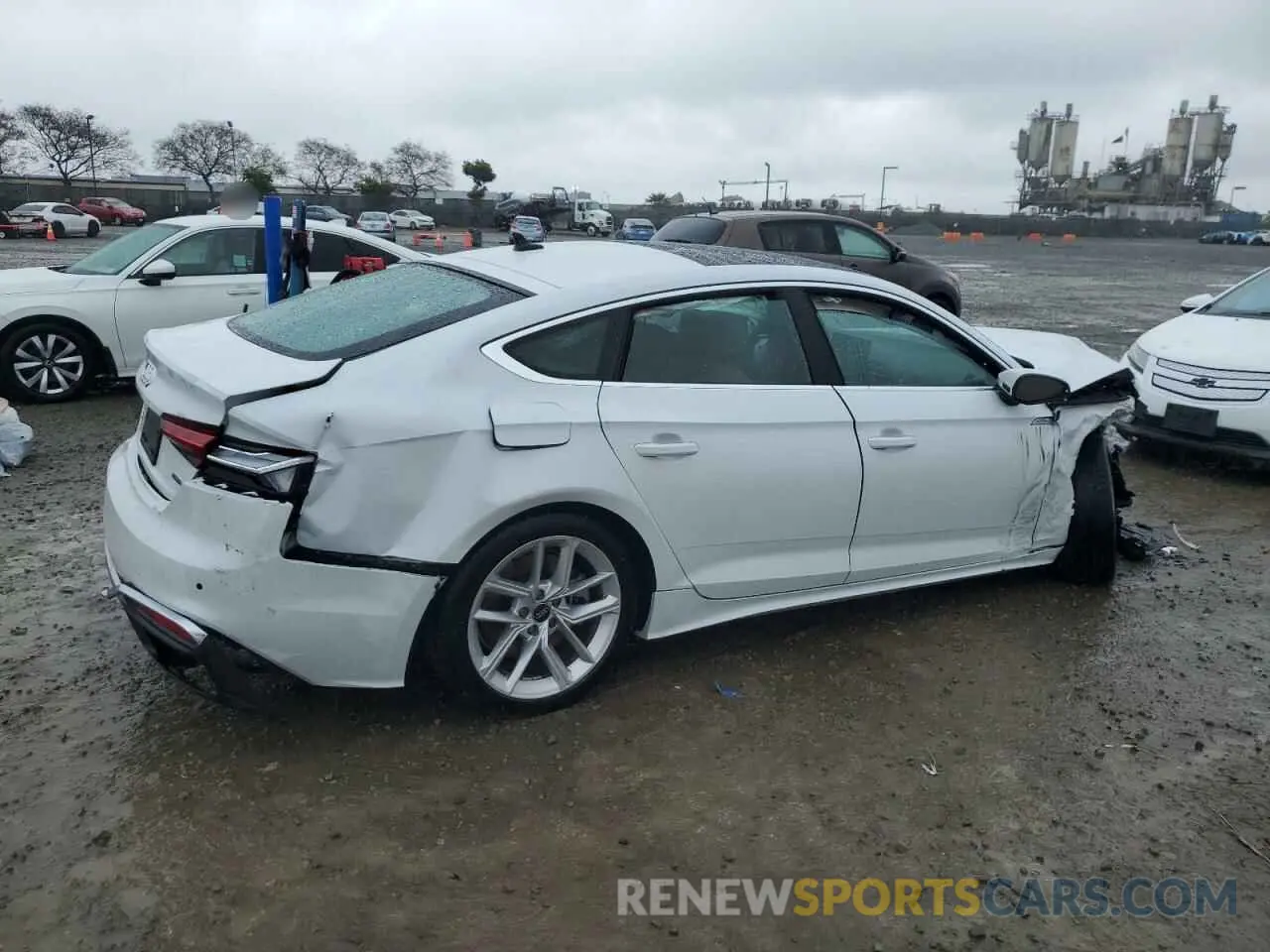 3 Photograph of a damaged car WAUDACF55RA055857 AUDI A5 2024