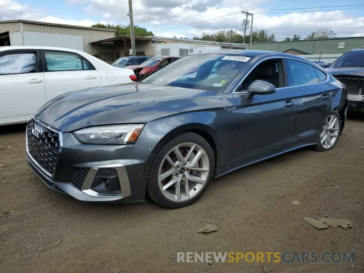1 Photograph of a damaged car WAUDACF58RA058560 AUDI A5 2024