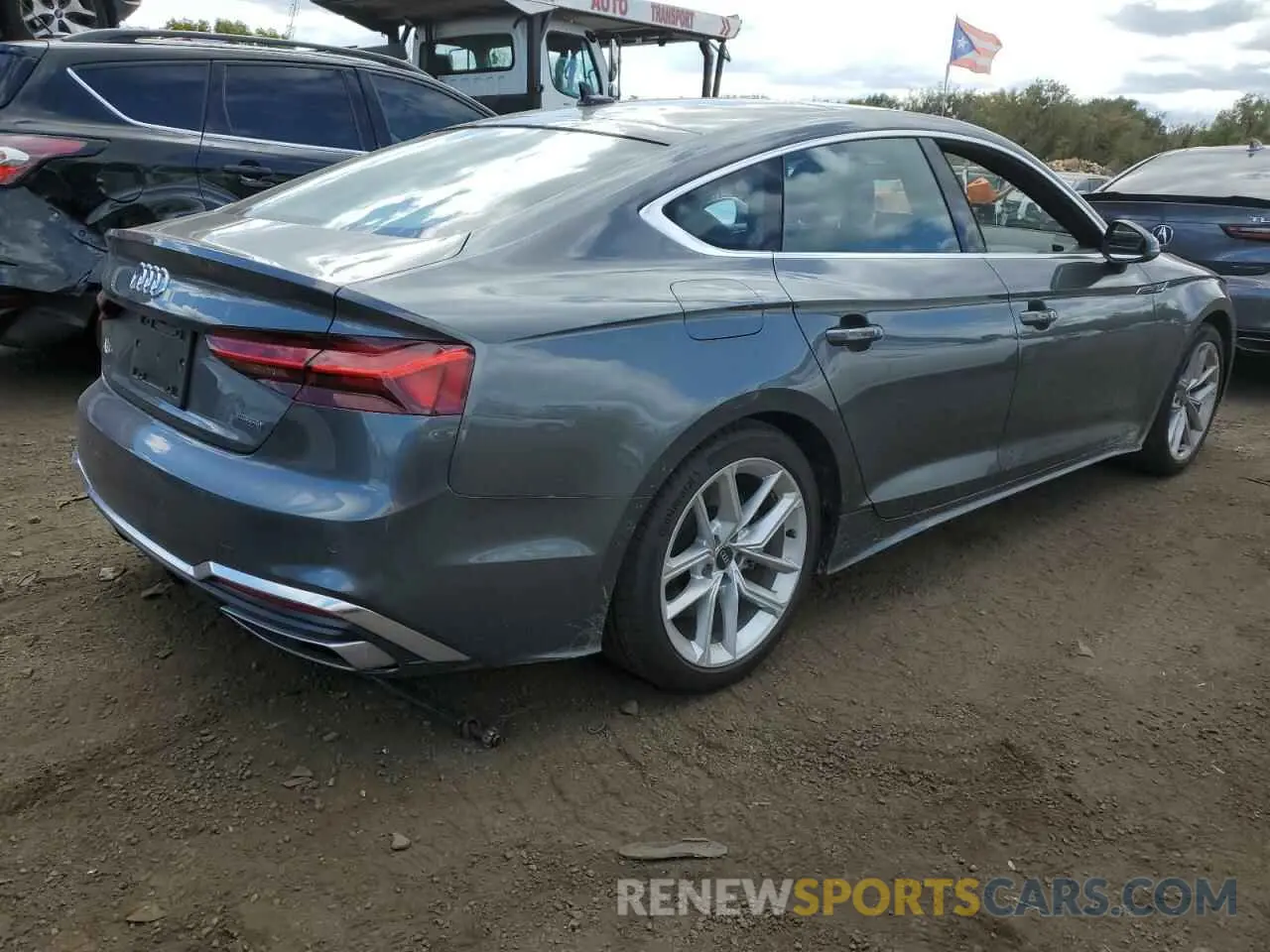 3 Photograph of a damaged car WAUDACF58RA058560 AUDI A5 2024