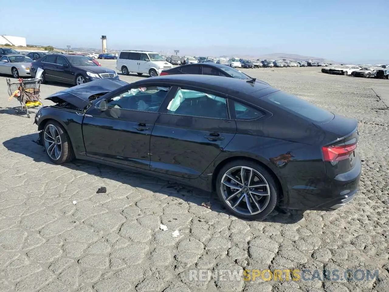 2 Photograph of a damaged car WAUDACF58RA084690 AUDI A5 2024