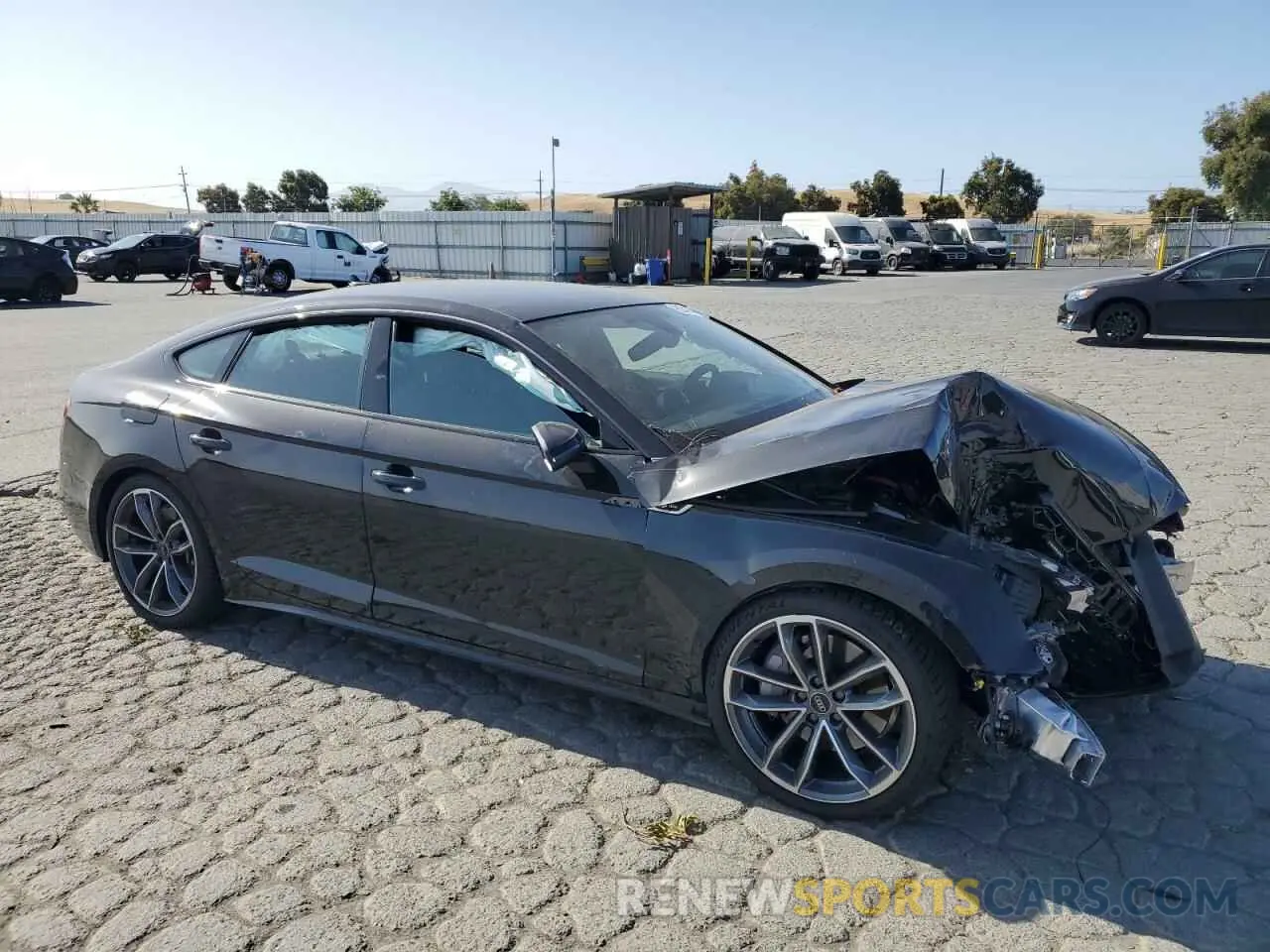 4 Photograph of a damaged car WAUDACF58RA084690 AUDI A5 2024